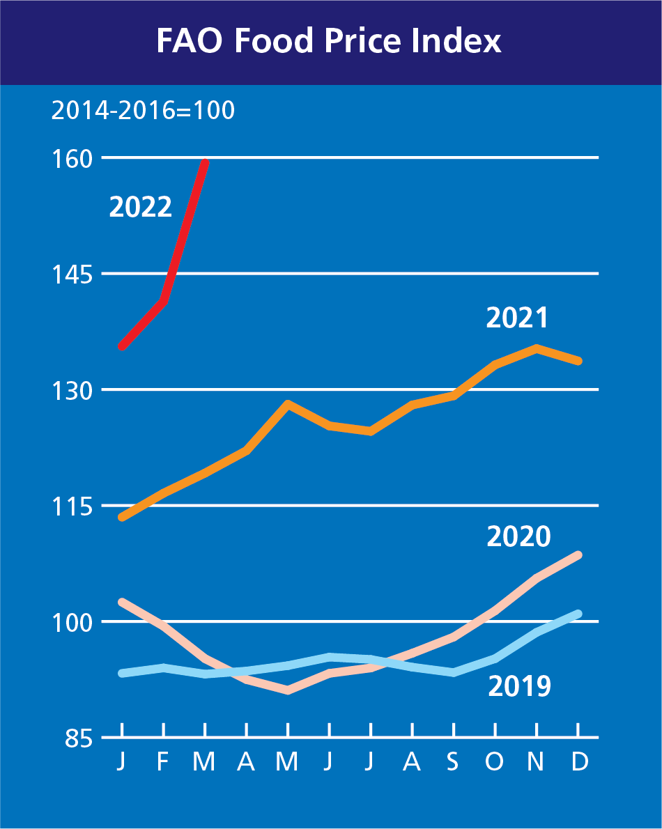 Sharp Rise Sharp rise in global food prices | PRMinds