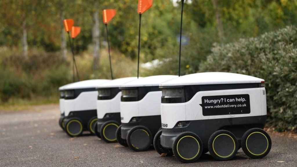 Robot grocery delivery service to expand in Northamptonshire The service was already available in Northampton Milton Keynes and Cambourne