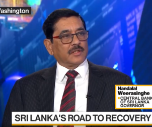 Sri Lanka Central Bank Governor, Nandalal Weerasinghe on Debt Restructuring at the Interview with Bloomberg
