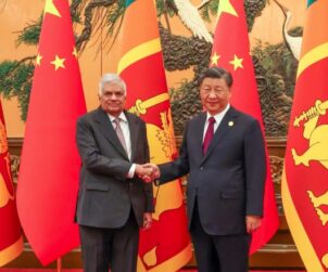 Sri Lanka President Ranil Wickremesinghe meets Chinese President Xi Jinping