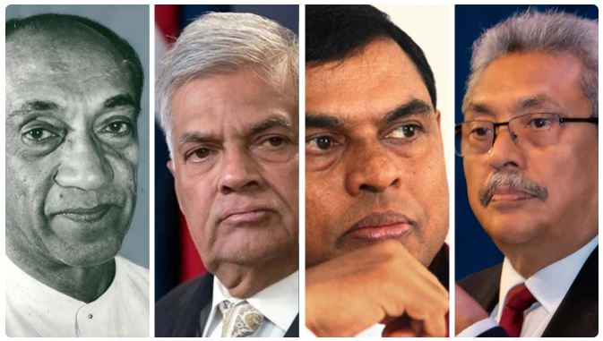 JR Ranil Basil Gotabaya