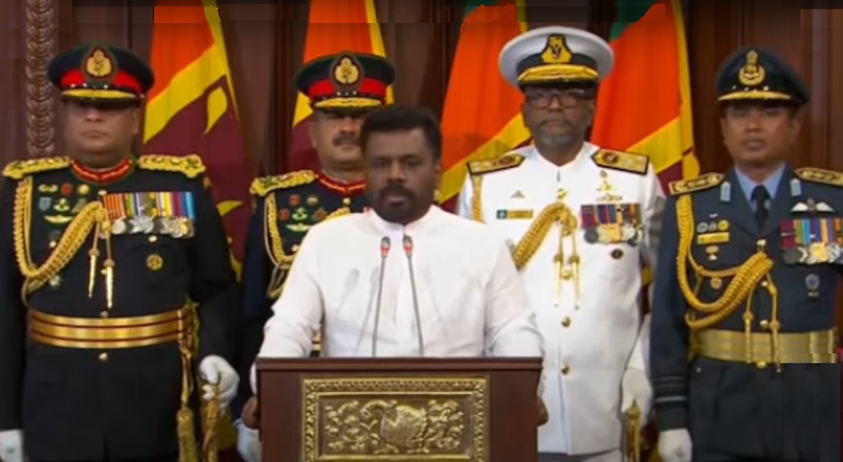 Anura Kumara Dissanayake Sworn In as Sri Lanka’s New President: