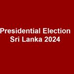 Presidential Election Sri Lanka 2024