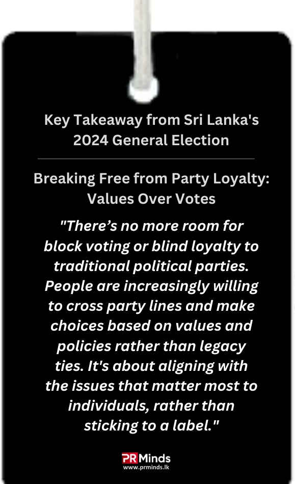 Key Takeaway from Sri Lanka's 2024 General Election