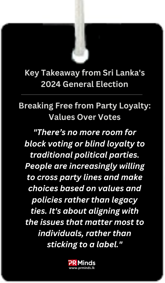 Key Takeaway from Sri Lanka's 2024 General Election