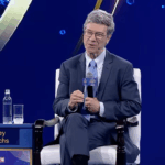 Jeffrey Sachs at the Rising Bharat Summit 2025 - Pix Source CNN-News18 video