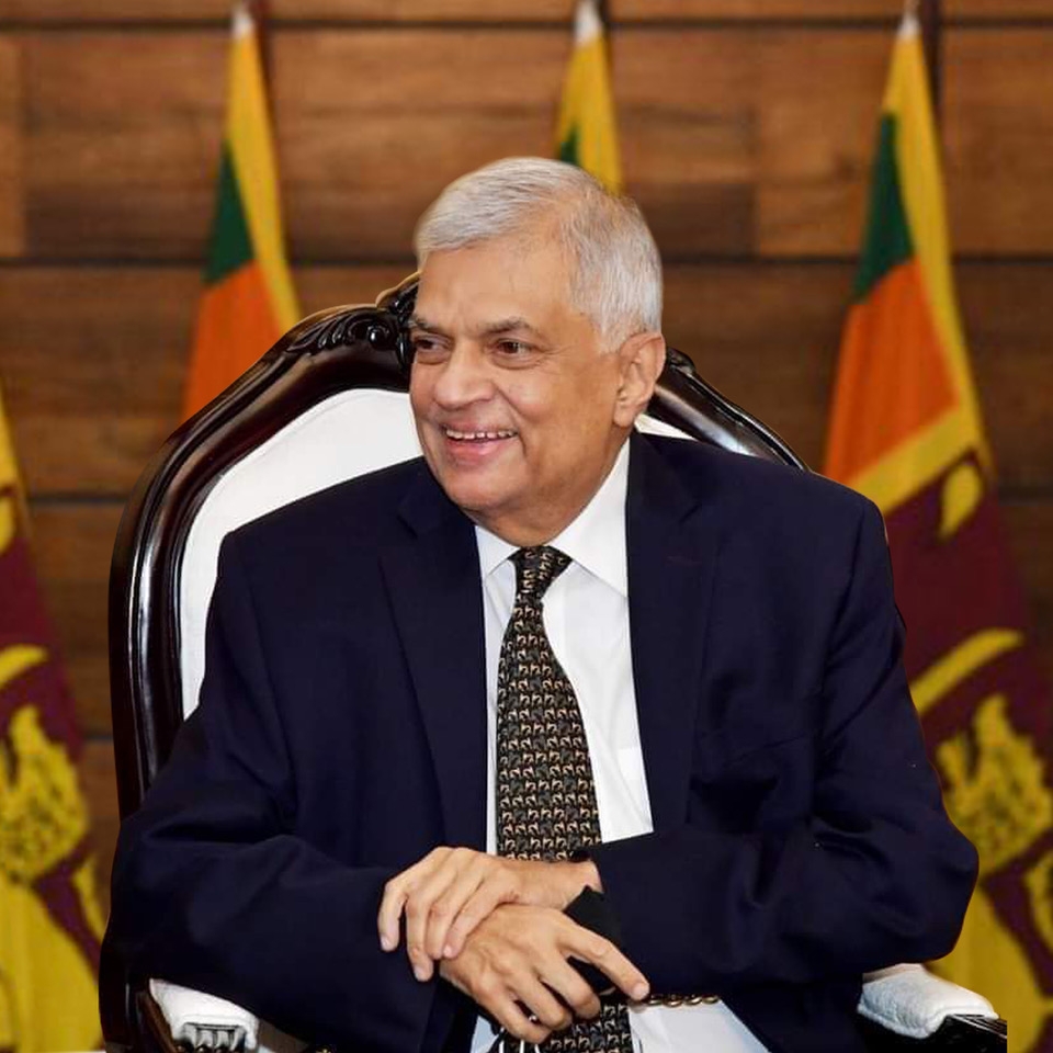 Mr. Ranil Wickremesinghe, Former President of Sri Lanka